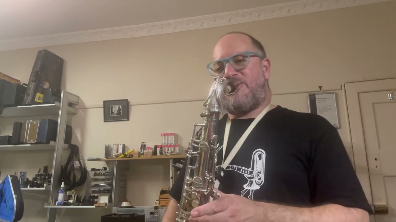 1950s Dolnet Paris Tenor Saxophone - Silverplate - www.2ndwinds.com.au