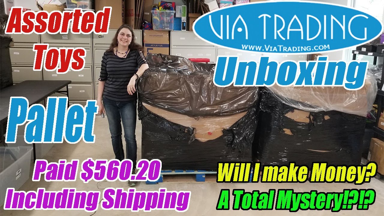 Via Trading Pallet Unboxing - Assorted Toys - Unmanifested - What did I get? - Will I Make Money?