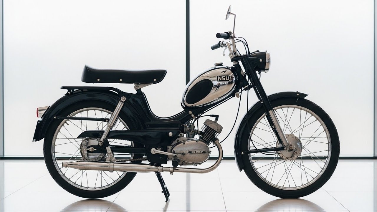Легендарный мопед NSU Quickly из 1950-х | Классика немецких мотоциклов