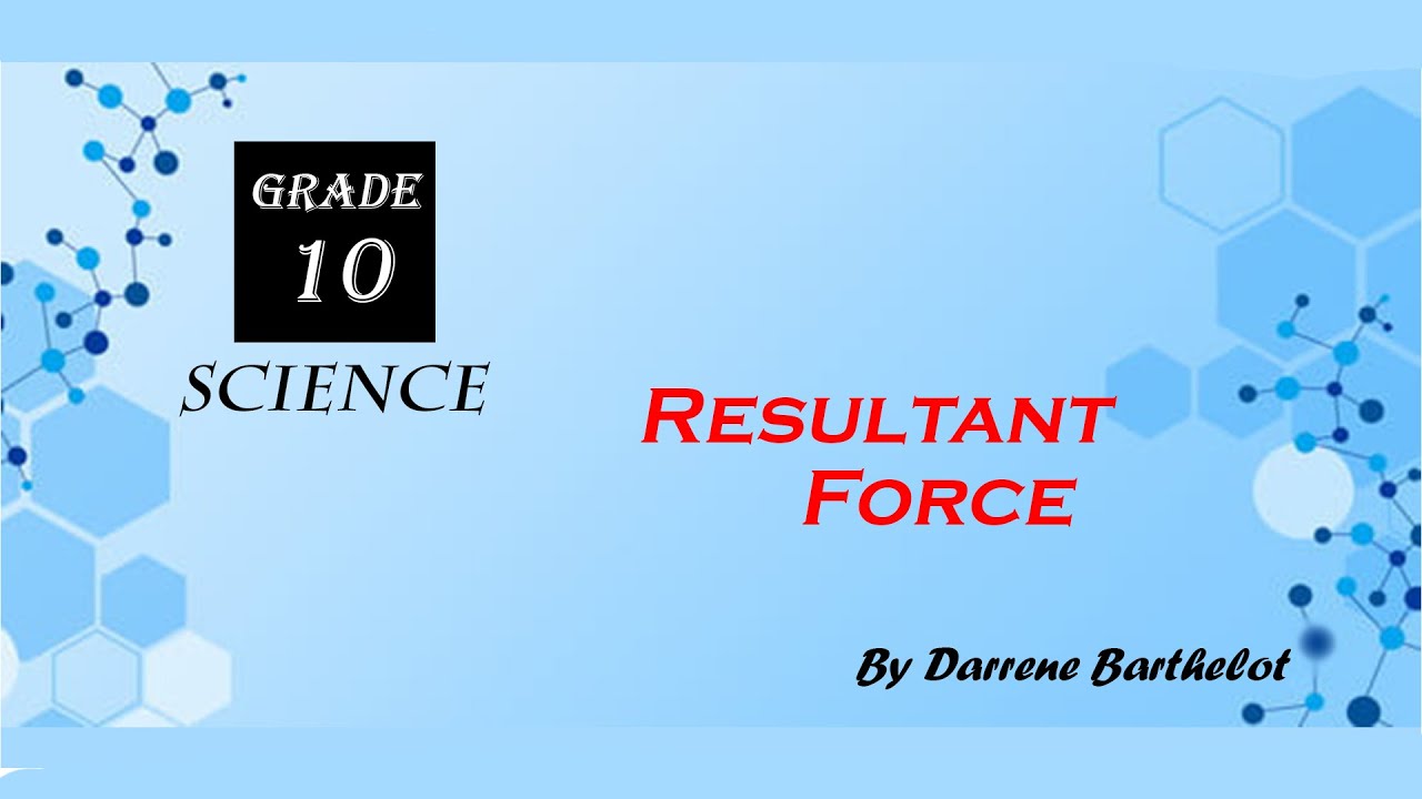 Resultant Force (Grade 10 English medium Science)