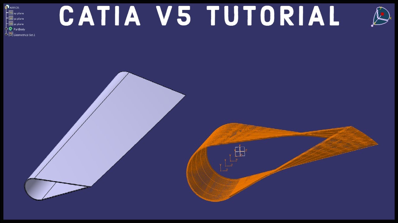 CATIA V5 Tutorial #25 | Airfoil | Advanced