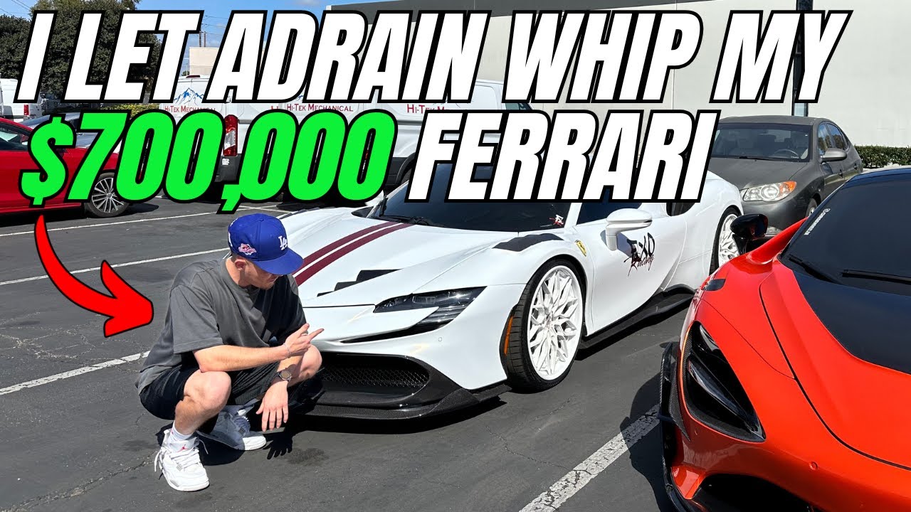 ADRIAN Takes the WHEEL of My FERRARI SF90 for a DAY!