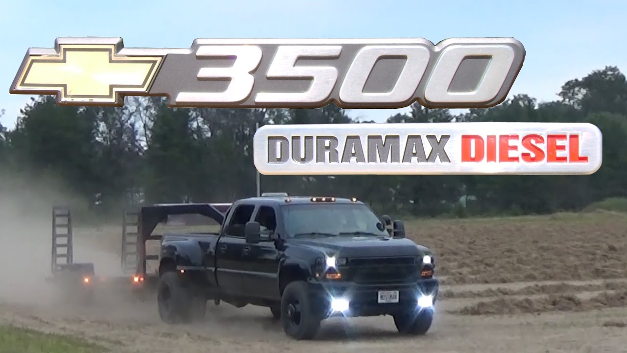 2002 Silverado Dually Pulling My Gooseneck Trailer 