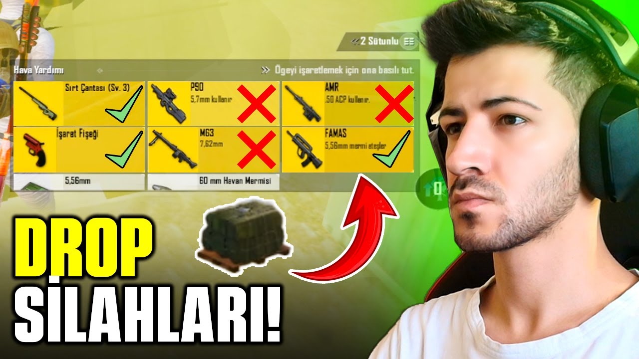 KARTTAN &Ccedil;IKAN DROP SİLAHLARIYLA?