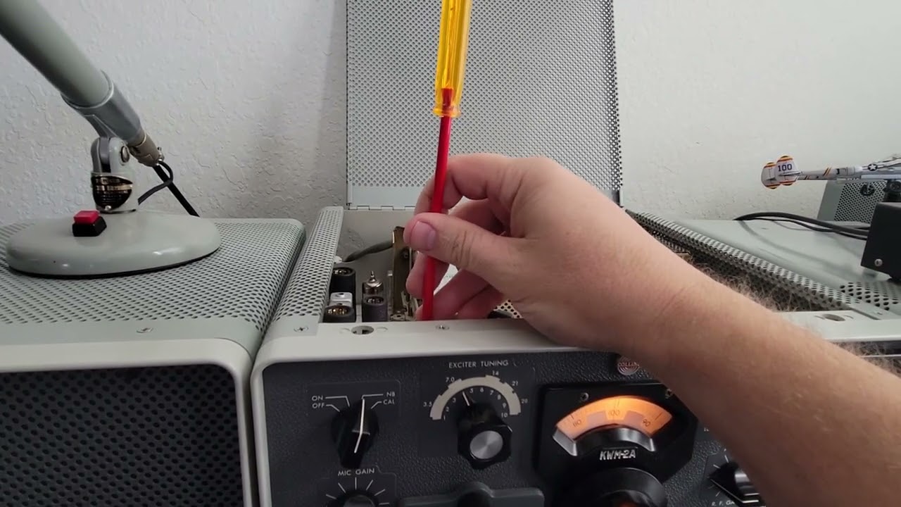 Collins KWM-2A S meter adjustment