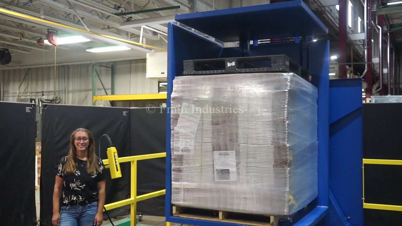 Cherrys Industrial Equipment C Material Handling Pallet Inverter SC75P Demonstration