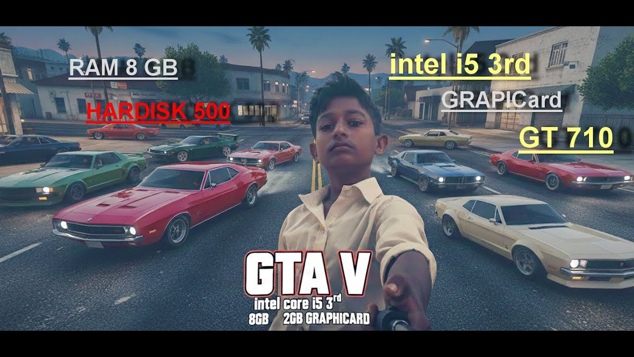 GTA V: PLAY IN intel core i5 3rd 🤩