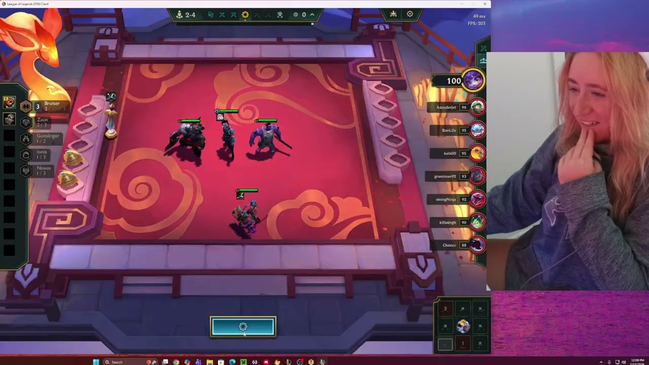 first game on gold ranked tft