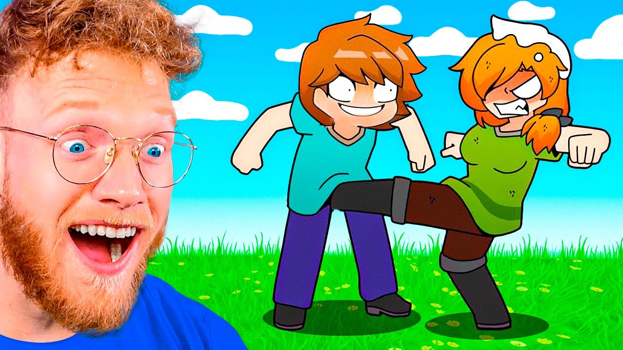You LAUGH, You LOSE! (Weird Minecraft Animations) *movie*