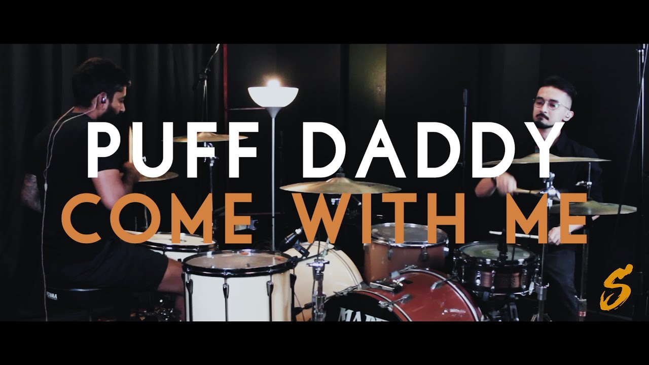 2 Drummers and A Ride | 1 Minute Drum Covers | Puff Daddy ft. Jimmy Page - Come With Me