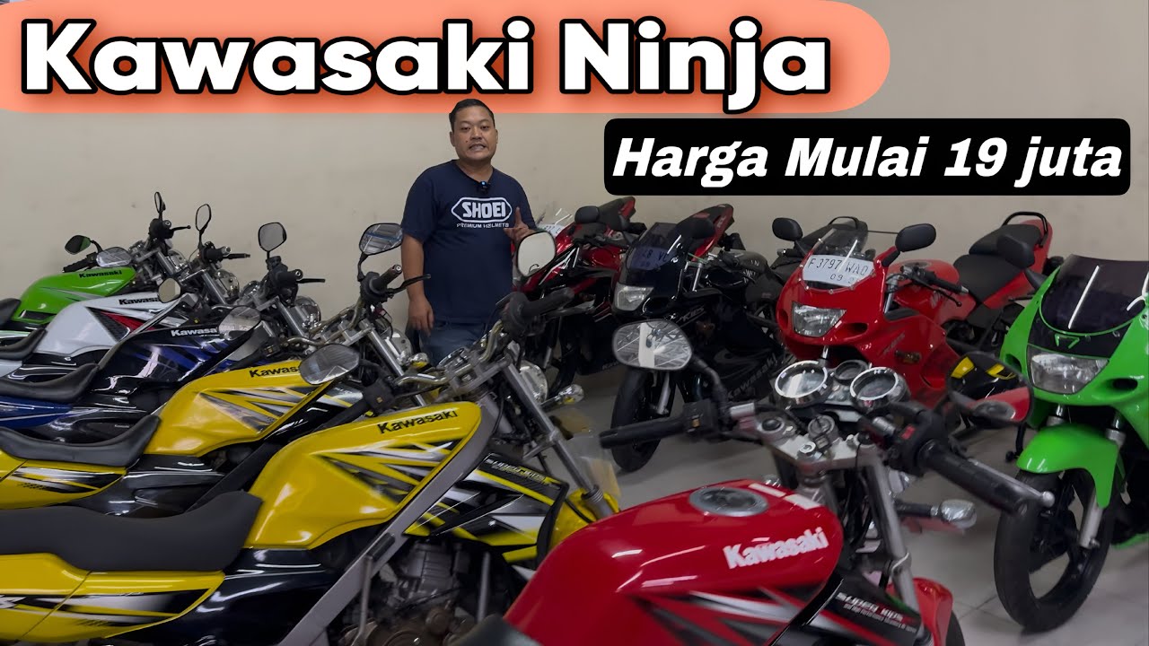 KAWASAKI NINJA - HARGA MULAI 19 JUTA  - YASA 2 TAK