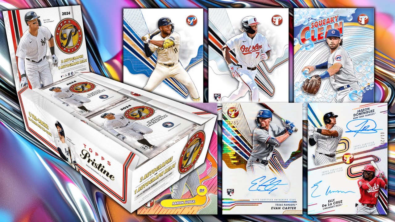 NEW RELEASE 2024 Topps Pristine Baseball Cards Box Breaks!