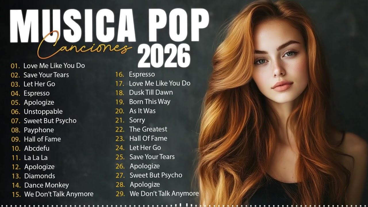 Musicas Internacionais Mais Tocadas 2026 🟢Top 100 Acustico M&uacute;sicas Internacionais Pop🟢Top Hit