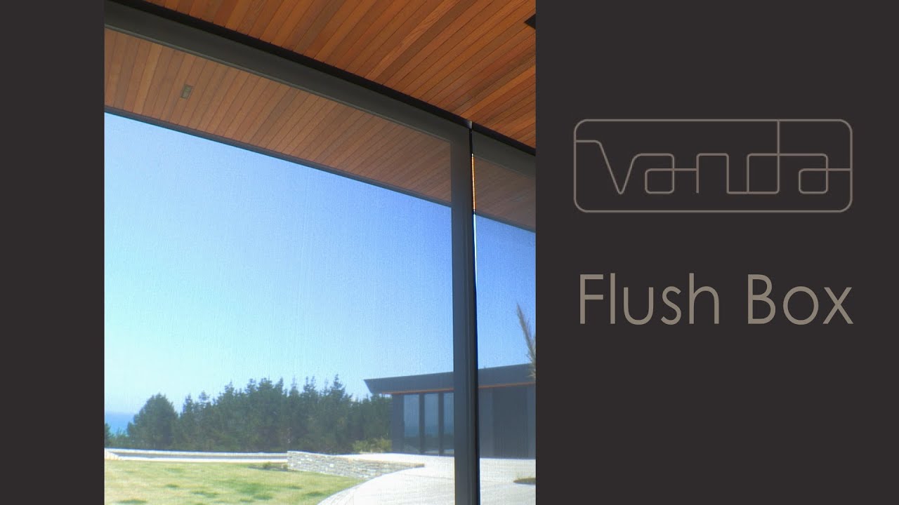 Flush Box  Recessed Roller Blind System