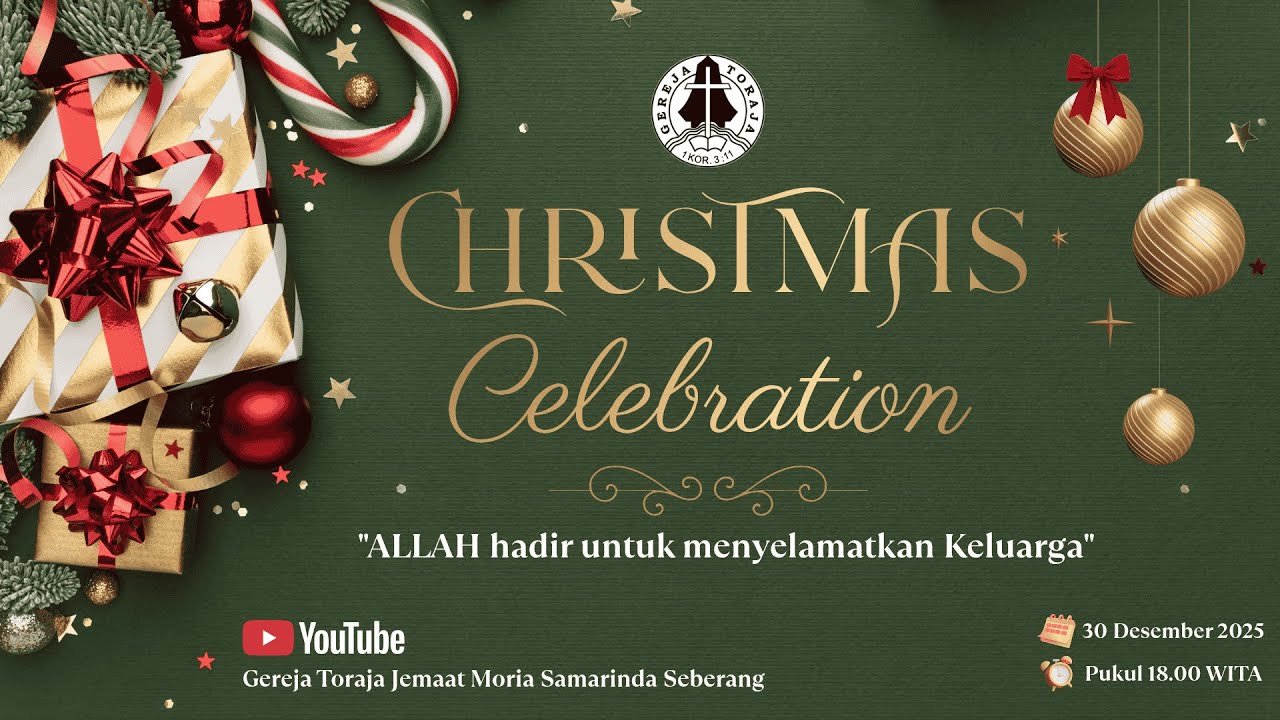 [LIVE] IBADAH PERAYAAN NATAL GEREJA TORAJA JEMAAT MORIA SAMARINDA SEBERANG