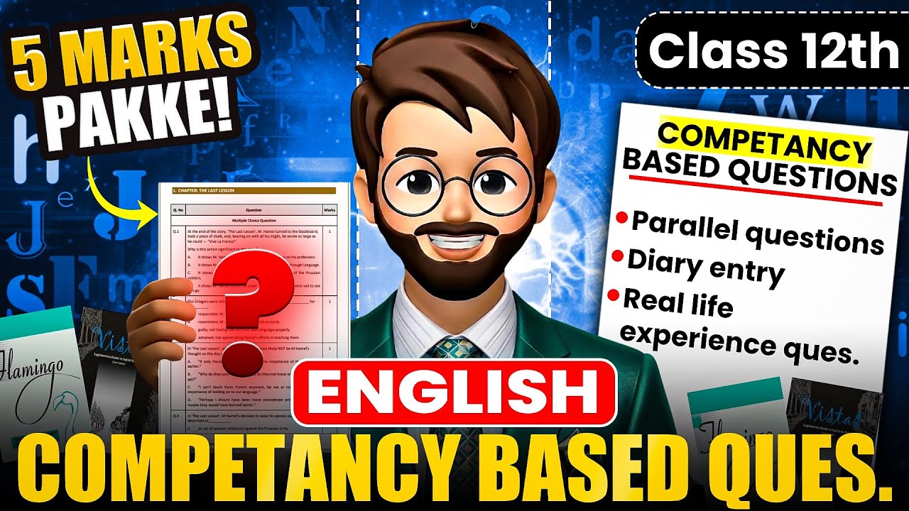 Competency Based Questions Class 12 English | Parallel Question\Diary Entry\Real Life Situation 