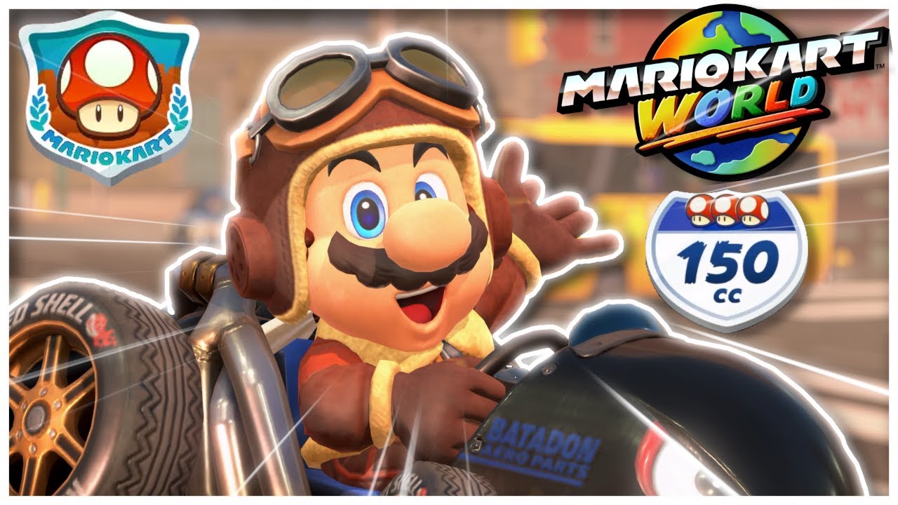 Mario Kart World: Mario and Billdozer [Grand Prix Mushroom Cup 150cc]