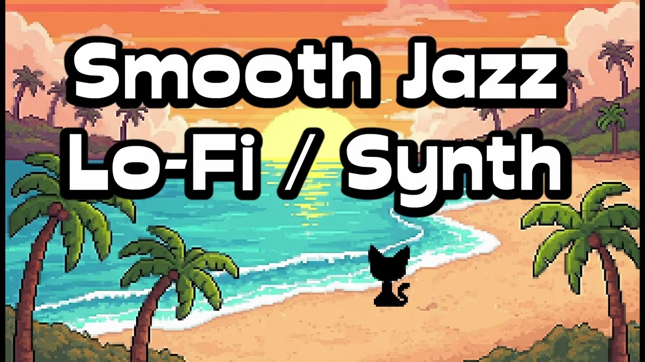 Smooth Jazz Cat - Pixel Beach
