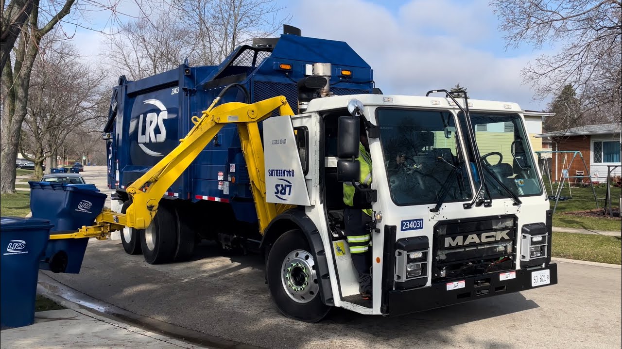 Brand New LRS Mack LR Heil DuraPack Python Garbage Truck on Recycling