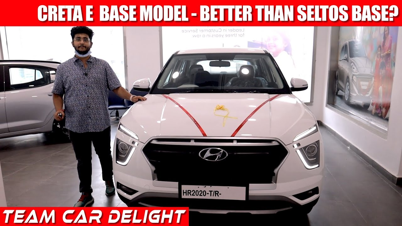 Hyundai Creta E Base Model Live Walkaround,on Road Price | Creta Base Model