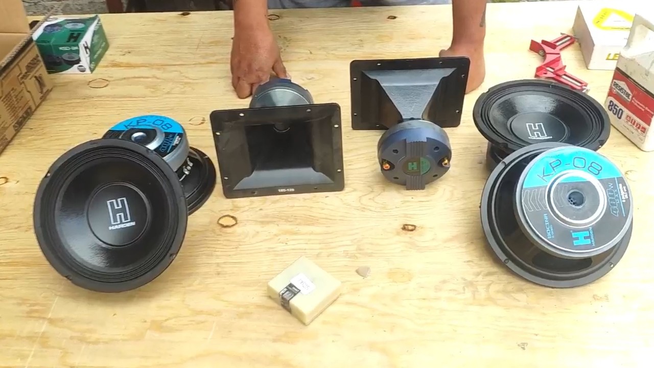 HACEMOS BARRA DE SONIDO (CASERA) CON BOCINAS DE SONIDERO