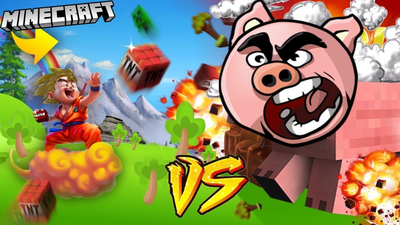 TNT VS FALA OGROMNA ŚWINIA | MINECRAFT WYBUCHOWY CHALLENGE MINECRAFT