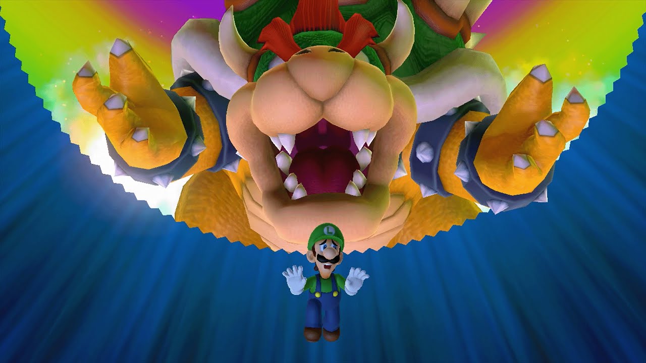Mario Party 10 - Luigi vs Mario vs Toad vs Toadette vs Bowser - Mushroom Park