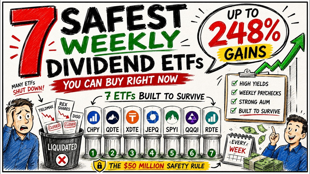 7 Safest Weekly Dividend ETFs You Can Buy Right Now