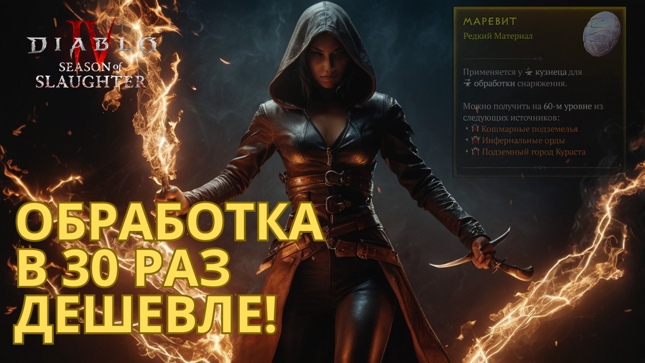 ЛУЧШИЙ Фарм Маревита в Сезоне 12. Диабло 4 полный гайд.
