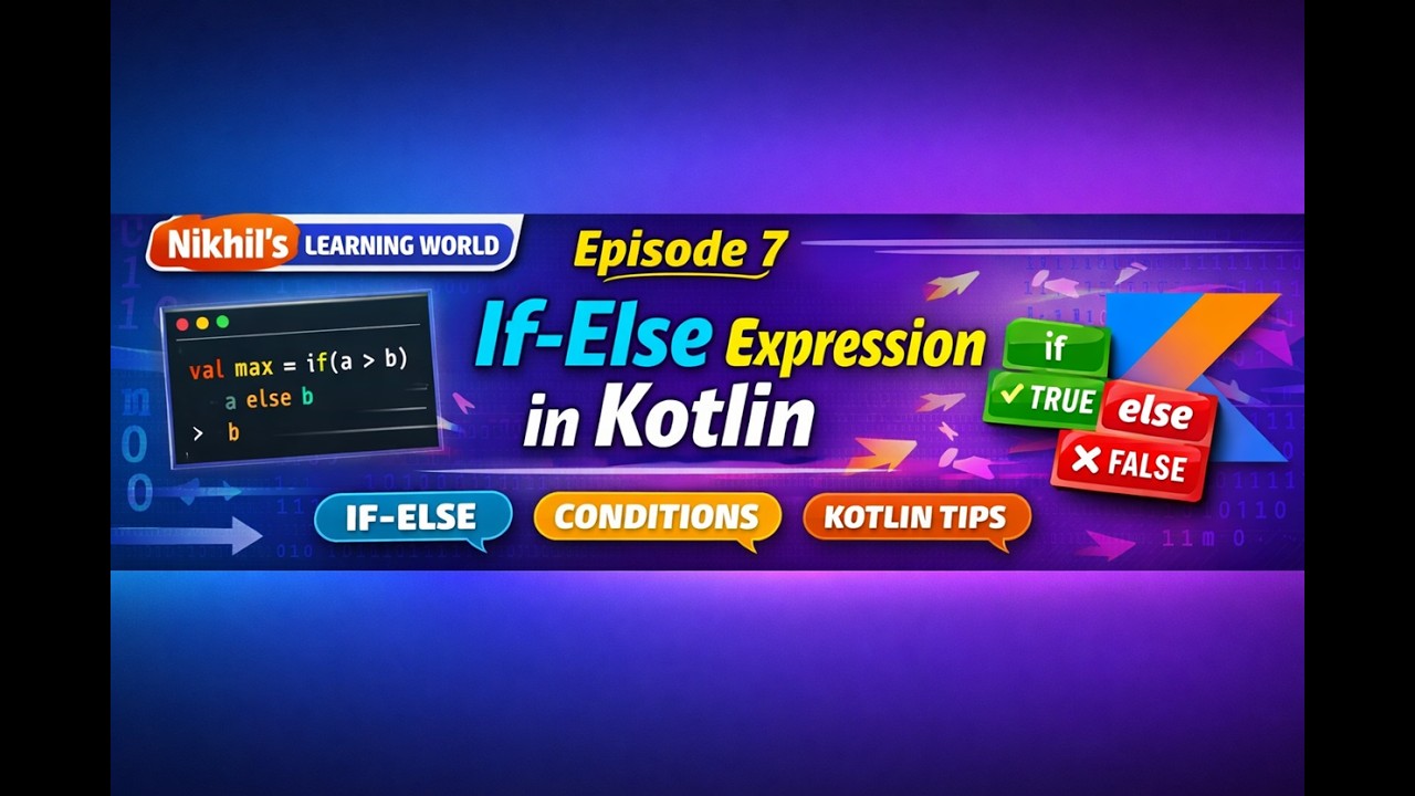 If-Else Expression in Kotlin | Part 07
