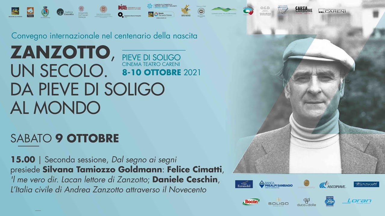 Seconda sessione del Convegno internazionale nel centenario della nascita di Andrea Zanzotto