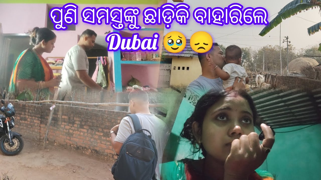 ପୁଣି ସମସ୍ତଙ୍କୁ ଛାଡ଼ିକି ବାହରିଲେ dubai🥹😞ଘରଲୋକ ହେଲେ imotional😭#priyankadailyvlog#vlogging#sad 