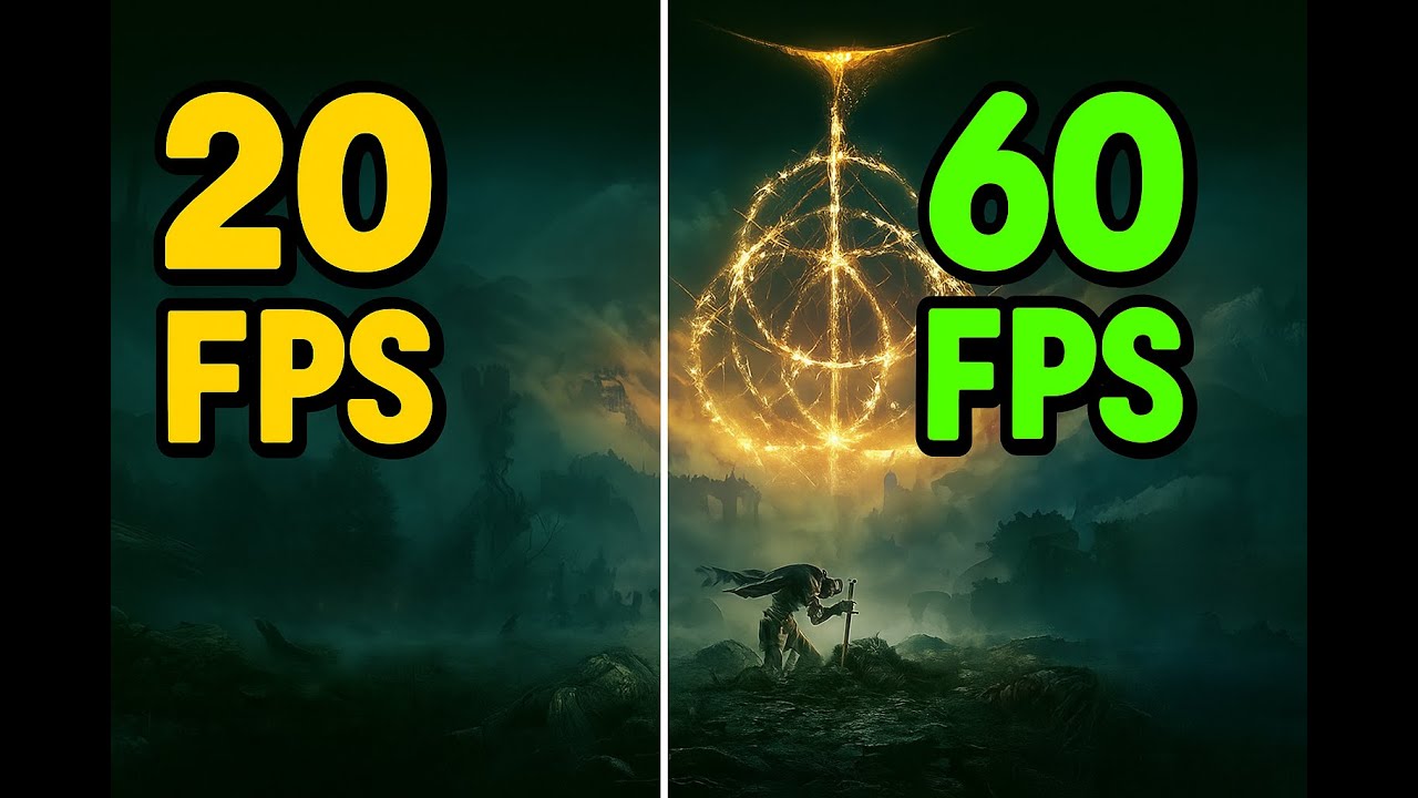 COMO AUMENTAR MUITO O FPS NO ELDEN RING PC! LOSSLESS SCALING.