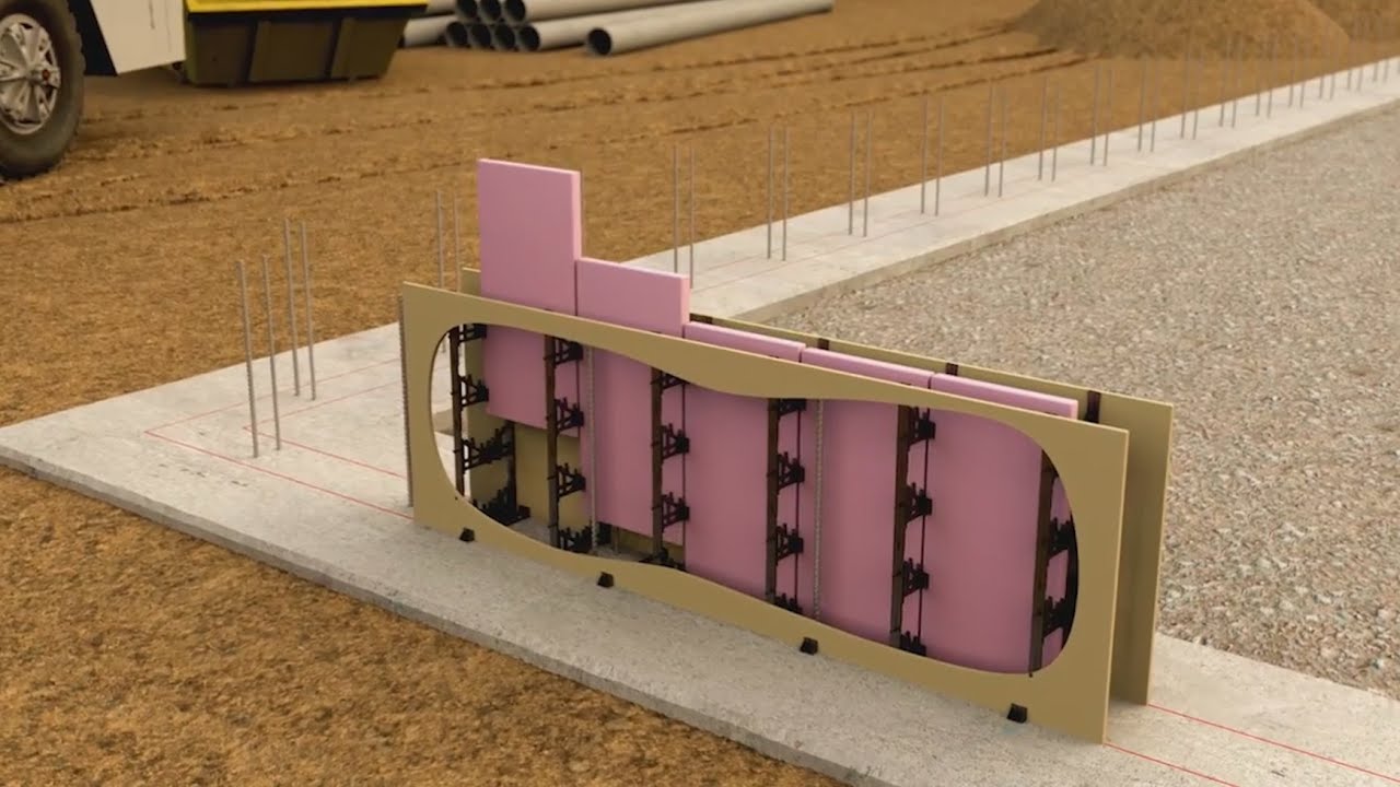 Spider Tie Insulated Walls and Concrete Roof Part 1 and 2