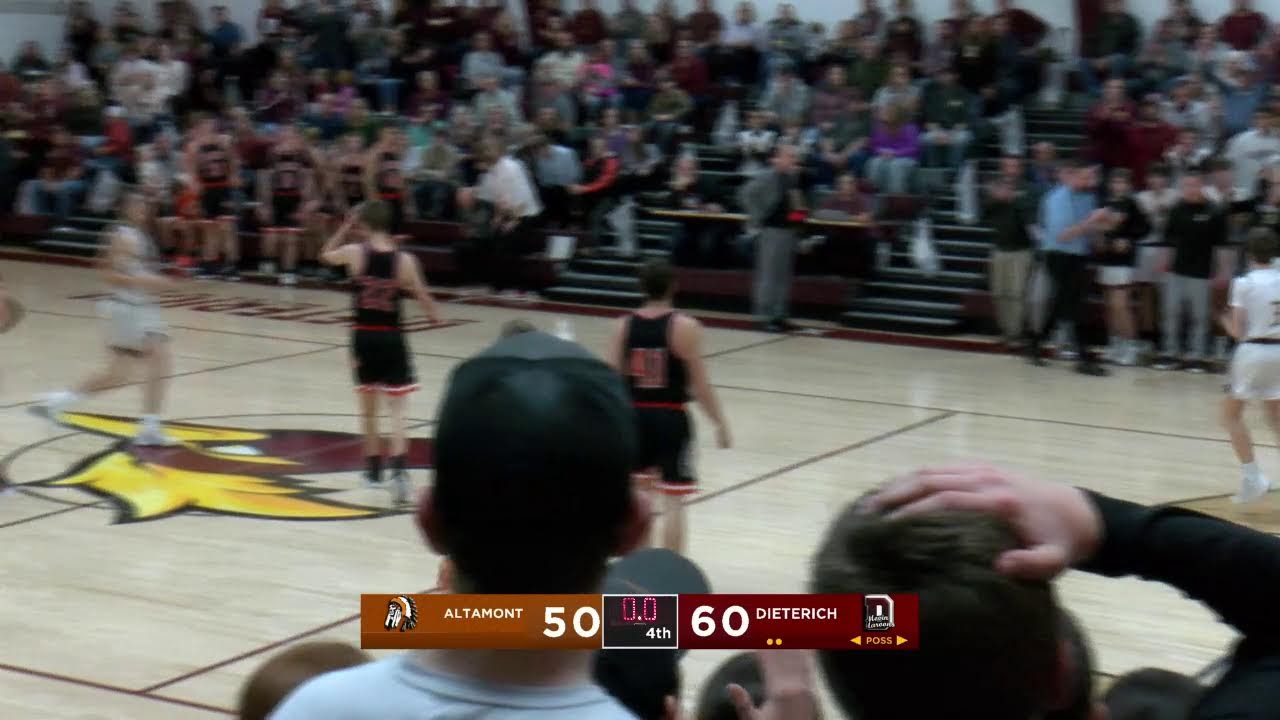 Dieterich vs Altamont Boys Highschool Basketball