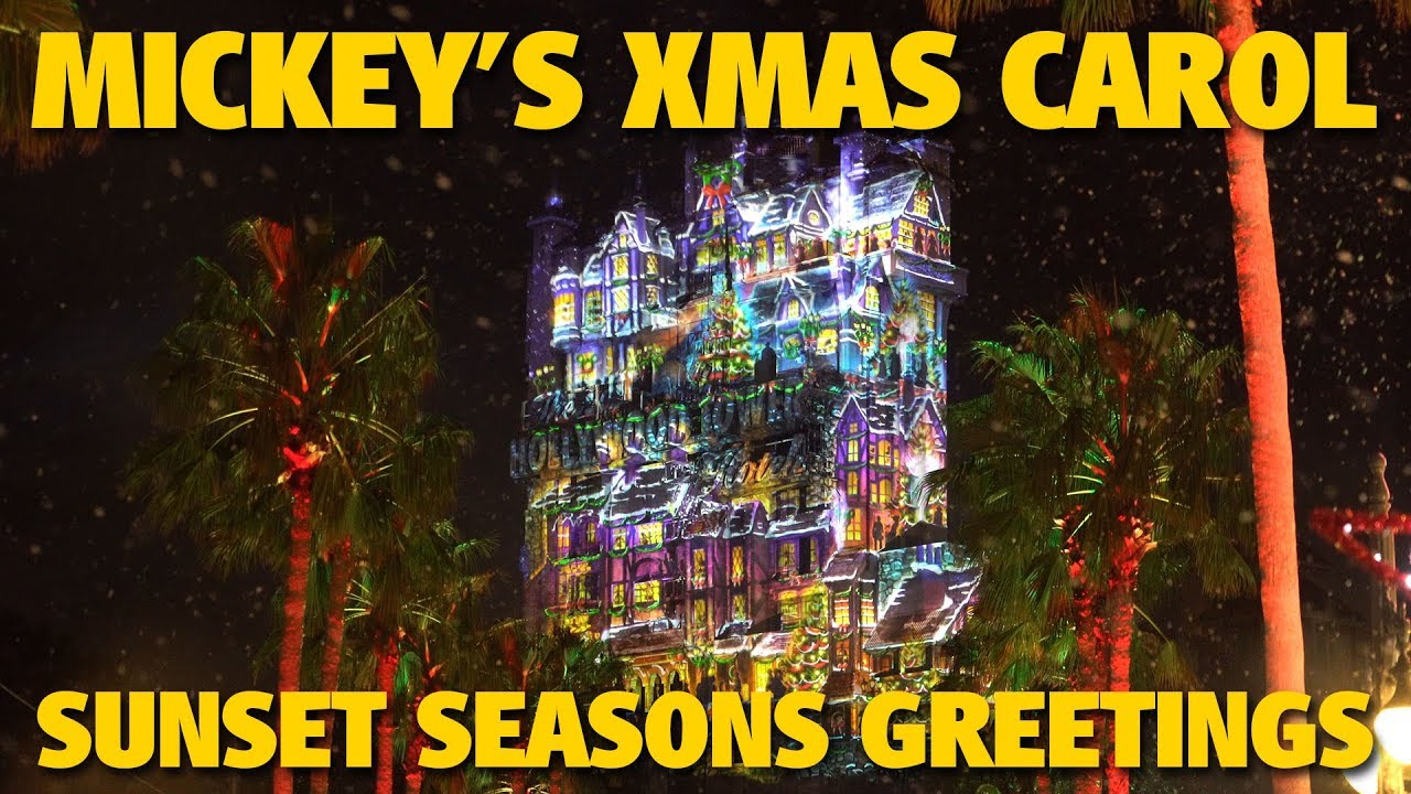'Mickey's Christmas Carol' Sunset Seasons Greetings | Disney's Hollywood Studios