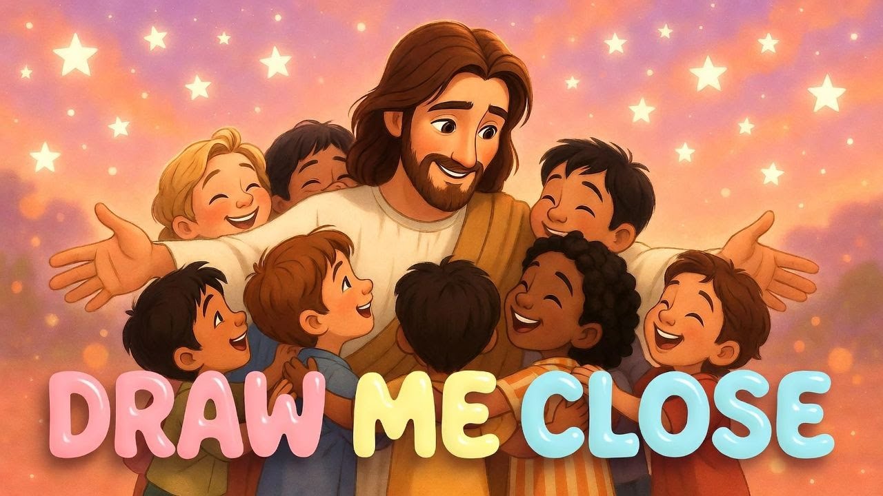 🕯️Draw Me Close | Gospel Garden | Praise The Lord | Sunday School Songs🙌