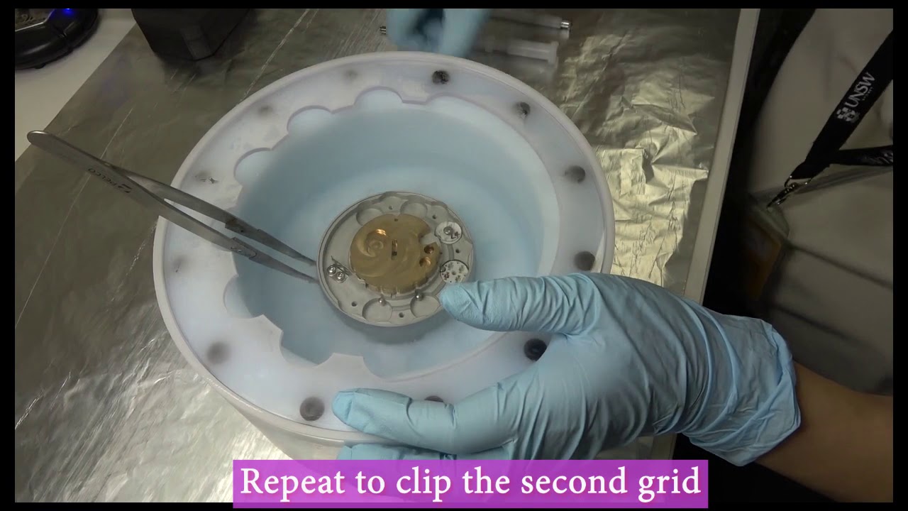 CryoTEM: Grid Clipping for Cryo TEM