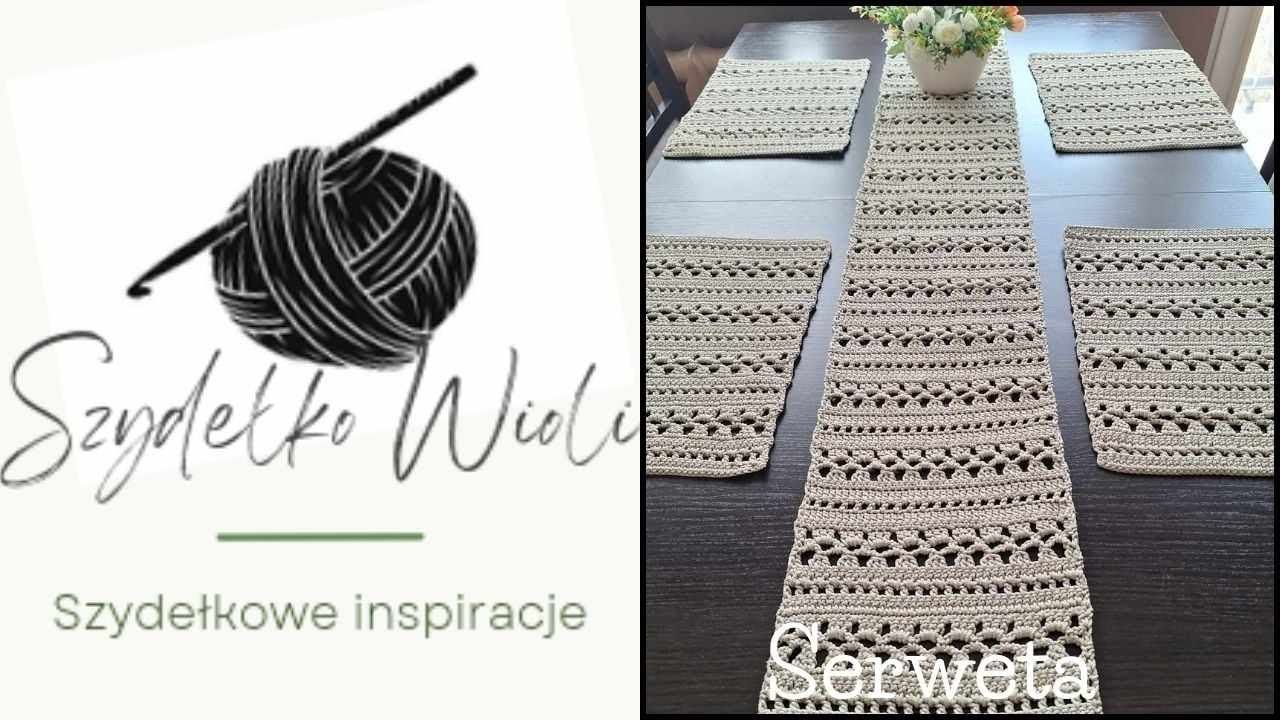 Szydełko Wioli-serweta  ze sznurka / crochet / handmade