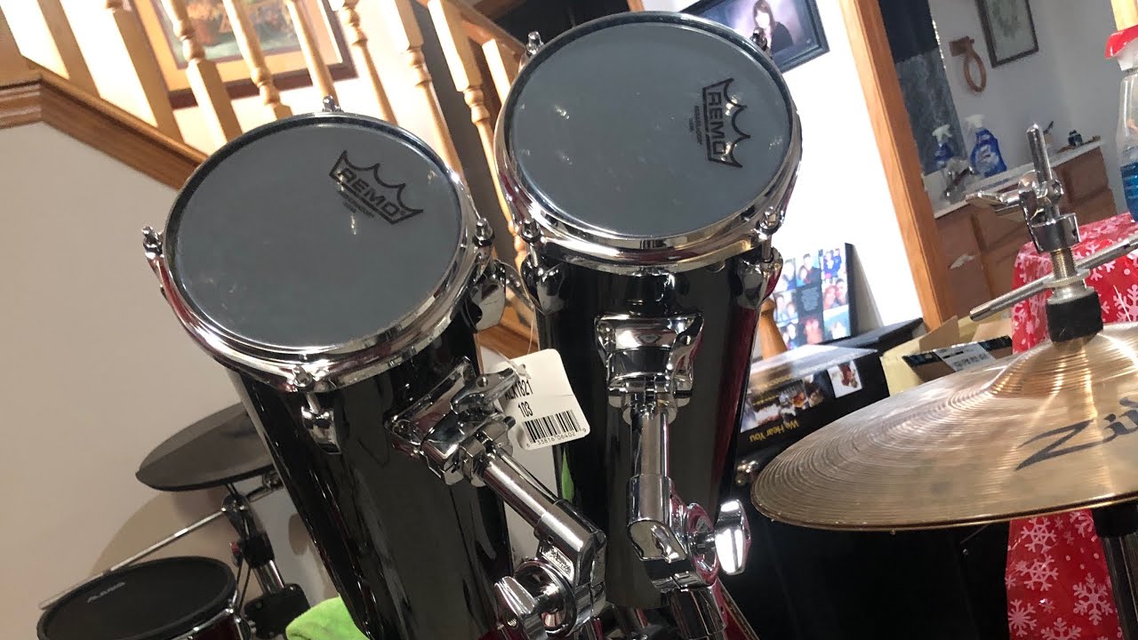 Pearl Rocket Toms - Unboxing and Demo