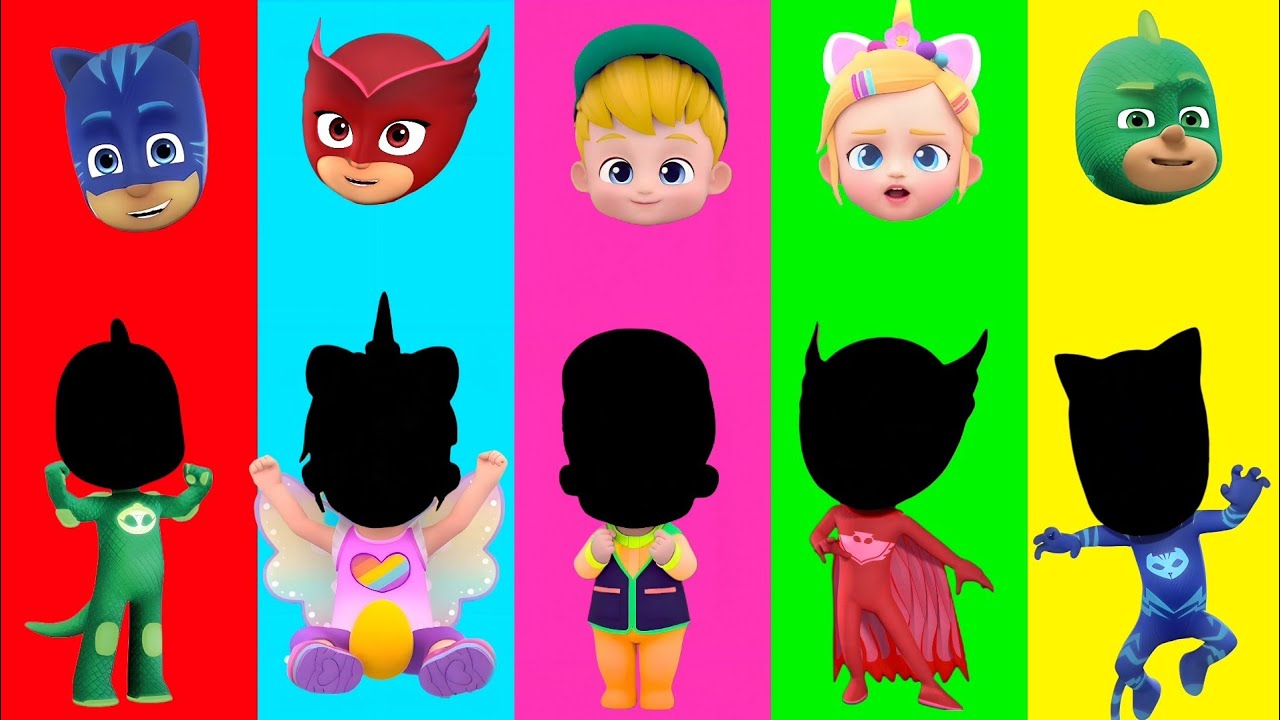 Wrong eyes👀 challenge DAME TU COSITA Pj Masks Funny Puzzle Wrong Heads