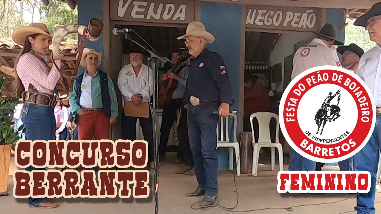 CONCURSO DE BERRANTE FEMININO FESTA DO PEÃO DE BARRETOS 2023