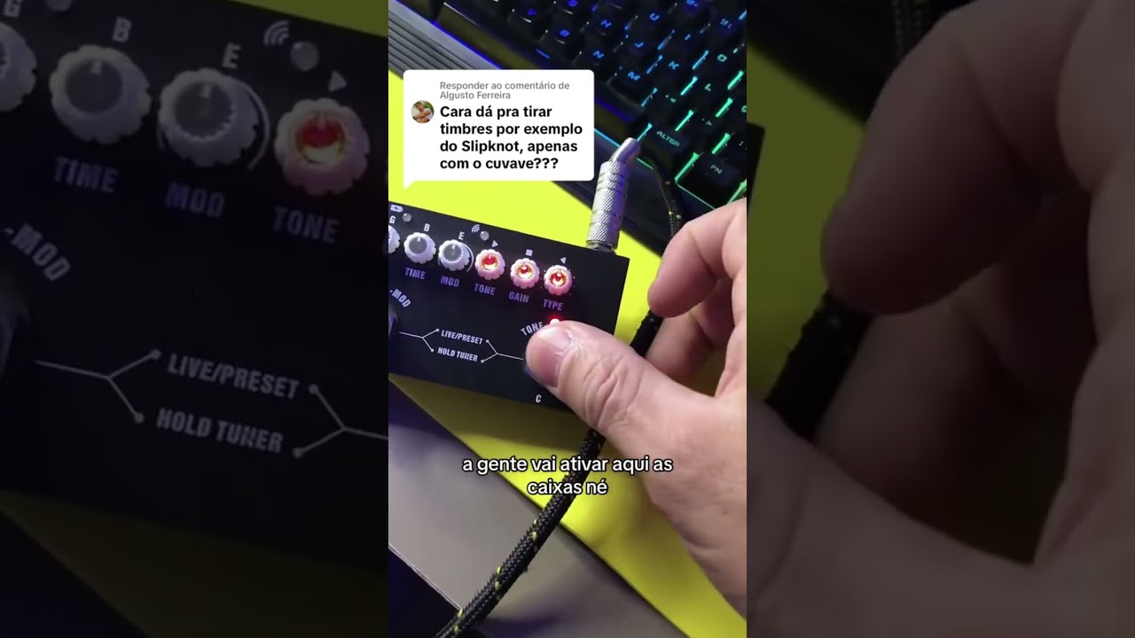 Criando um timbre pra tocar Slipknot com a Cuvave