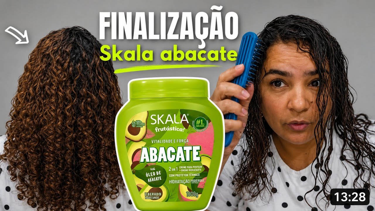 NOVO CREME ABACATE DA SKALA + MINHA FINALIZAÇÃO 