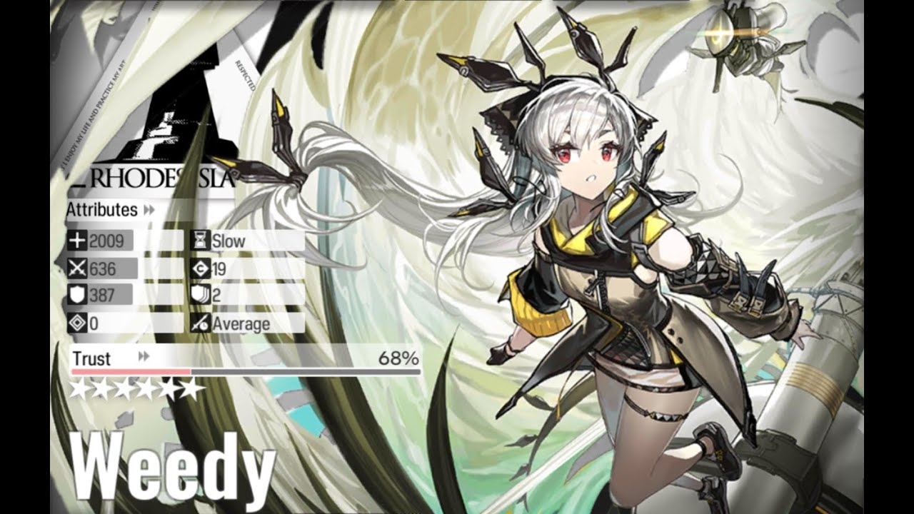 Weedy! | A Mediocre Arknights Operator Guide