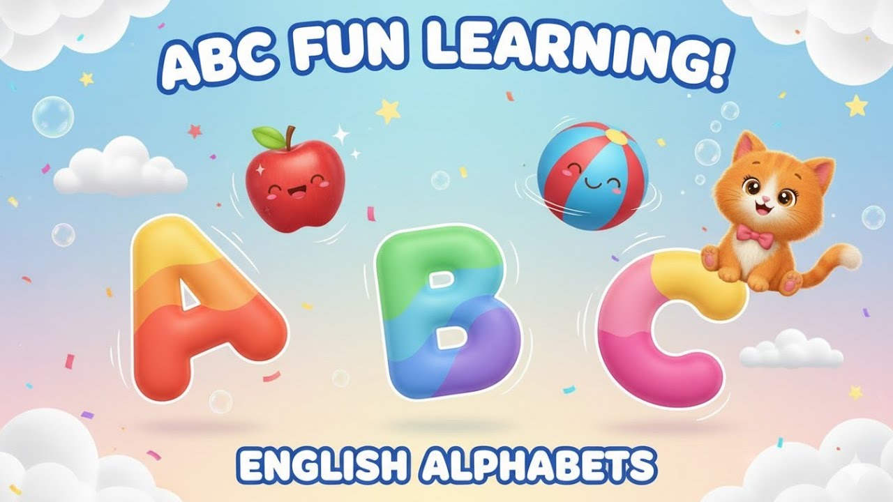 ABC Alphabets for Kids – Colorful & Fun Learning!