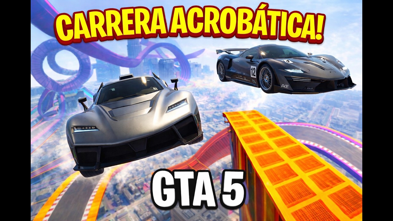 CARRERAS Acrobaticas con PATO | GTA 5 Online