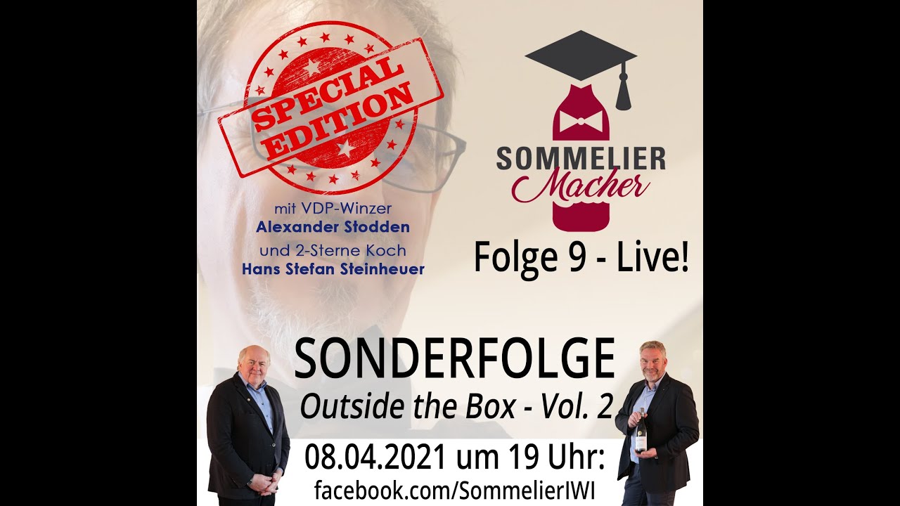 Weintalk von und mit Hans Stefan Steinheuer und Alexander Stodden