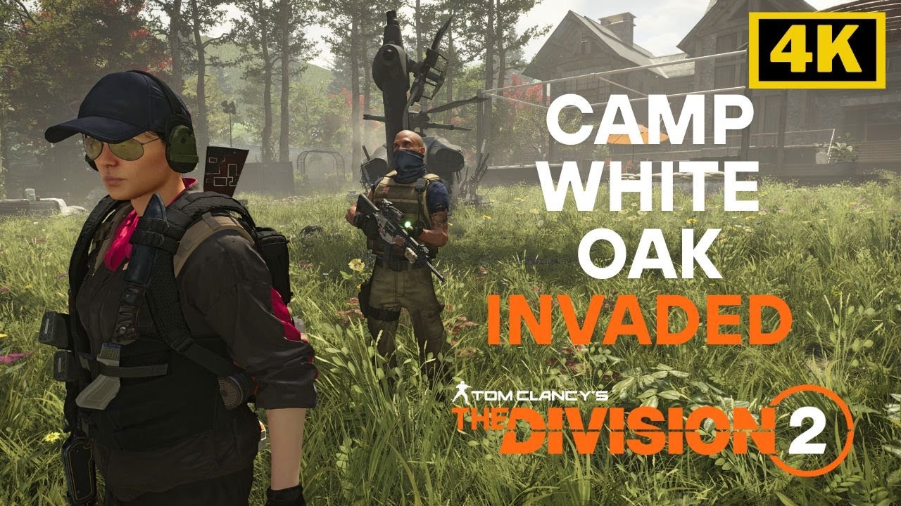 Camp White Oak Invaded (4K) The Division 2! (No Commentary)!
