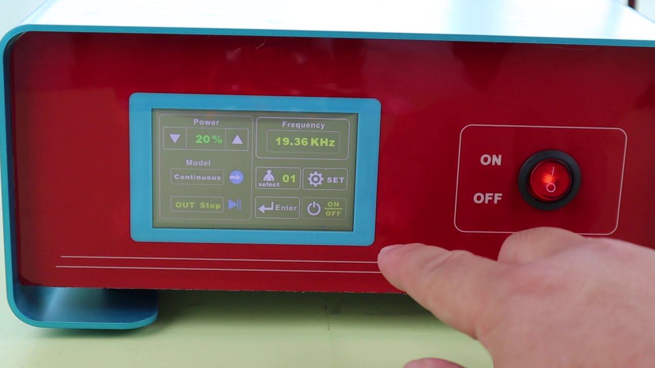 ultrasonic generator introduction touch screen type